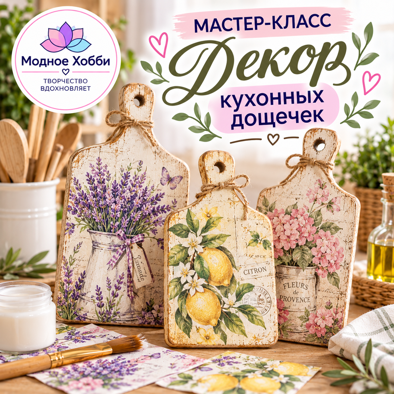 ДЕКОР КУХОННЫХ ДОЩЕЧЕК